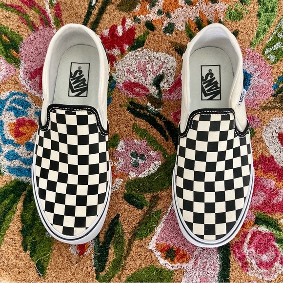 Vans Shoes - Vans Classic Slip On Checkerboard Sneaker (new condition)